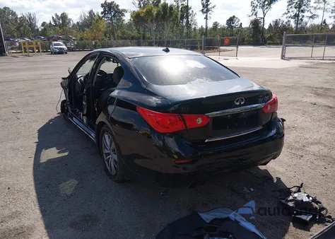 2017 Infiniti Q50 2.0T Premium z USA, uszkodzony, nr VIN JN1CV7APXHM642655